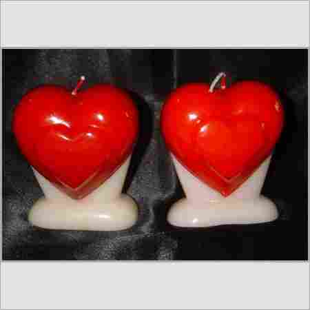 Standing Hearts Candles