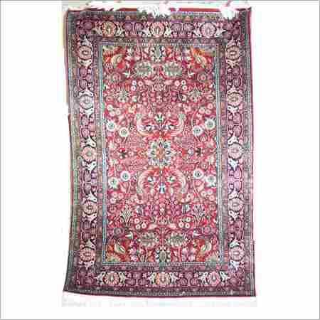 Kashmiri Handmade Cotton Silk Carpet