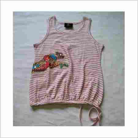 100% Cotton Knitted Girl Top