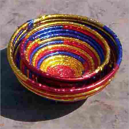 Cane Colored Bowl