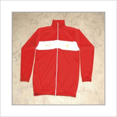 Red Color Athletic Jacket Age Group: Adults