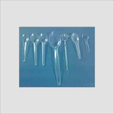 Transparent Finely Finished Plastic Spoon