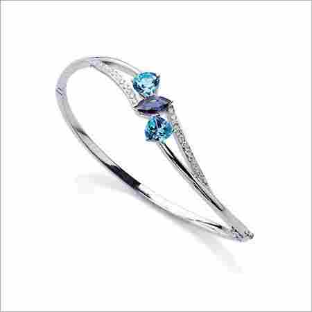 Diamond Bracelet With Gemstone