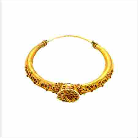 Kundan Meena Gold Necklace