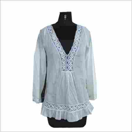 Ladies Fancy Embroidered Tops