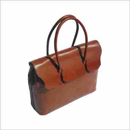 Ladies Brown Leather Handbags