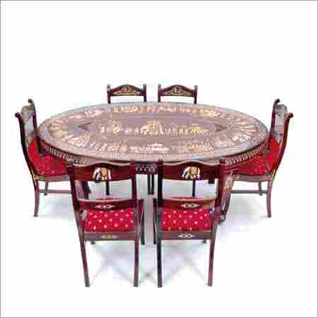Oval Dining Table With 6 Chairs
