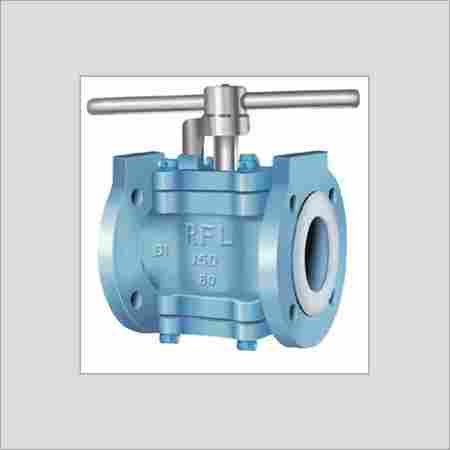 PTFE lined Plug valve
