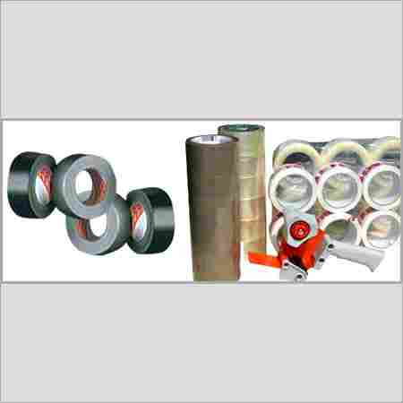 Glossy Finished Plain Soft Adhesive Tape Rolls For Packaging And Sealing