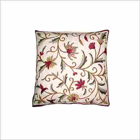 Designer Polysilk Embroidered Cushion Covers