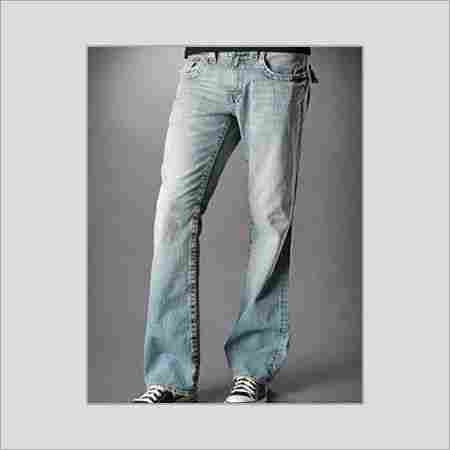 Plain Pattern Mens Jeans