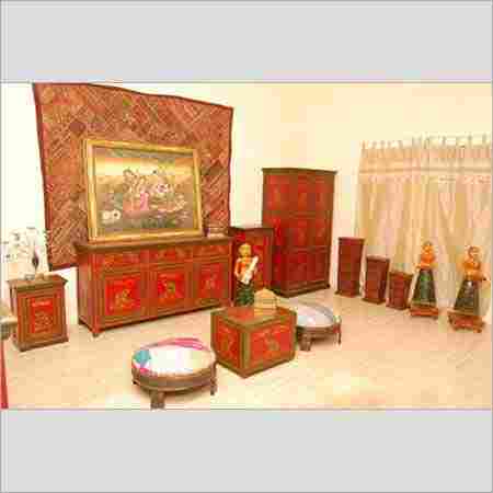 Rajasthan Hand Painted Wooden Furniture