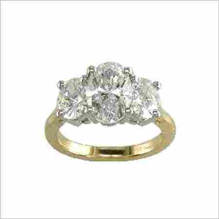 Designer Gemstone Studded Gold Ring