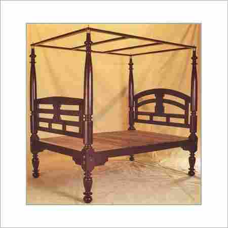 Handcrafted Wooden Poster Bed