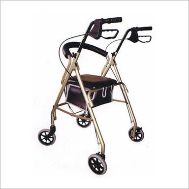 Aluminium Folded Rollator With A Seat Size: Various Sizes Are Available
