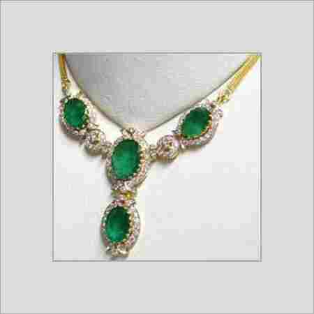Designer Gold Diamond Necklaces