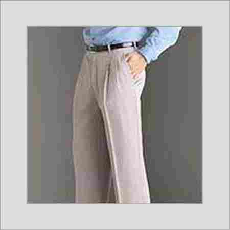 Plain Pattern Mens Trouser