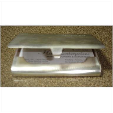 Brass Silver Plated Business Card Box