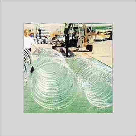 Punched Tape Concertina Wire Coils