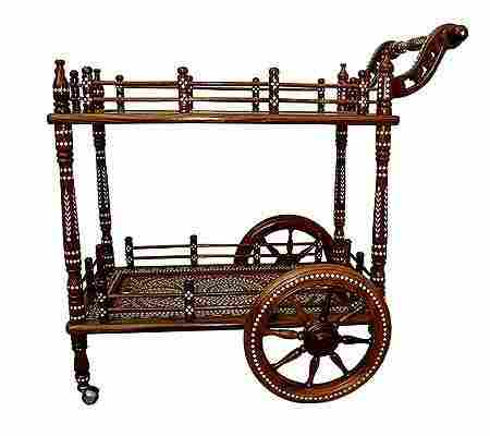 Wooden Crafted Trolly