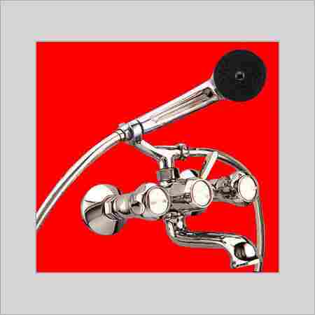 TELEPHONIC WALL MIXER WITH HAND SHOWER