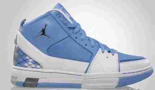 White And Blue Sport Shoes