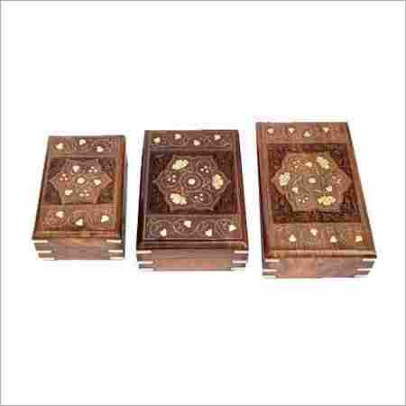 Rectangular Designer Wooden Jewelry Box