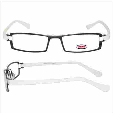 Fancy White Eyeglass Frame