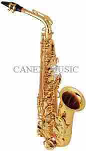 Golden Brass Alto Saxophone