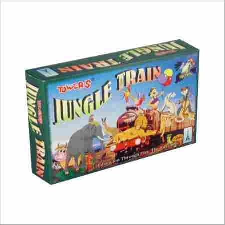 Jungle Train Plastic Block Games