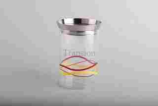 Plastic Canister with Stainless Steel Lid