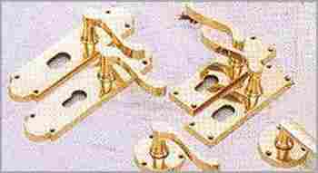 Brass Scroll Lever Lock