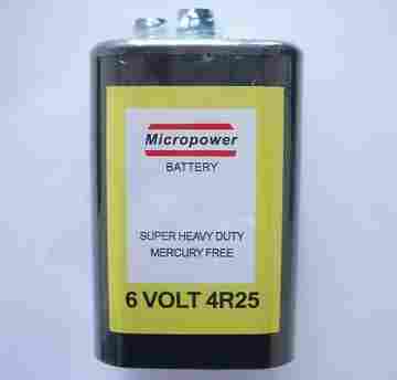 Zinc Carbon Battery 6V 4R25