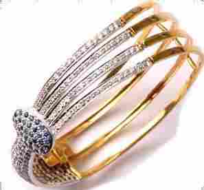 Ladies Diamond Studded Bracelet