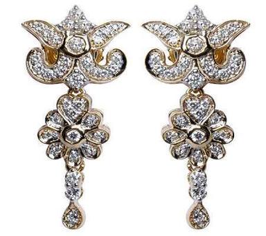 Designer Hanging Gold Earrings Set Gender: Women'S
