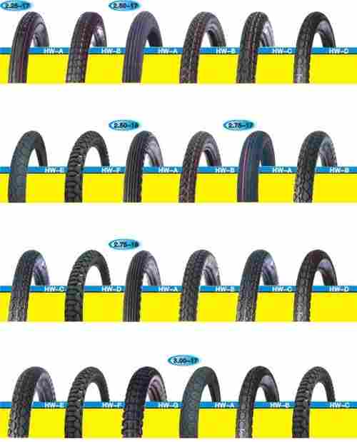 Bicycle Black Rubber Tyre