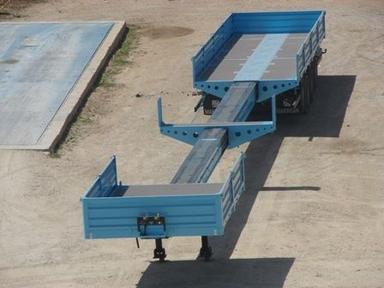 Flatbed Trolley with Container Lock 60Ton
