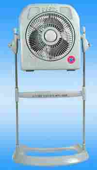 10" Stand Rechargeable Fan With Emergency Led Light
