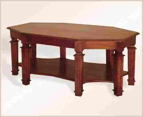 OCTAGONAL SHAPE WOODEN COFFEE TABLES