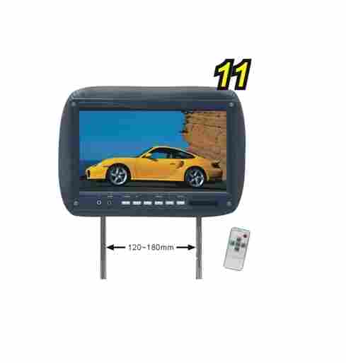11" Wide Screen with Built-in Car Headrest