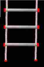 Aluminium Rope Ladder (With Round Steps)