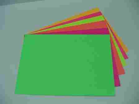 Economical Fluorescent Colored Paper