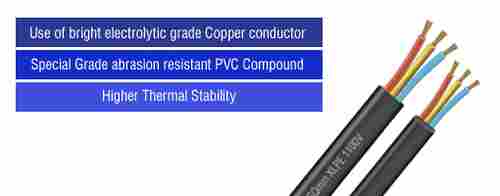 3 Core Flat Winding Copper Cables