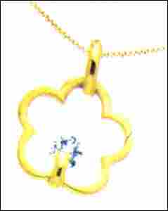 Gold Pendant With Chain