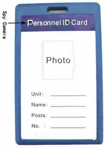 Customized Work Permit ID Card With Mini Spy Camcorder