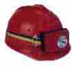 Helmet Fitted With Head Lamp