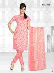 Tomato Pink Dress Material