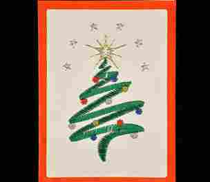 Greeting Card Embroidery
