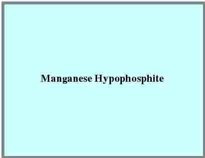 Manganese Hypophosphite