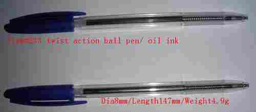 Twist Action Ballpoint Pen